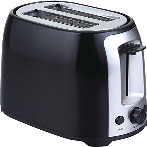 Brentwood TS-292B 2-Slice Cool Touch Pop Up Toaster, Black & Stainless Steel POPTOAST