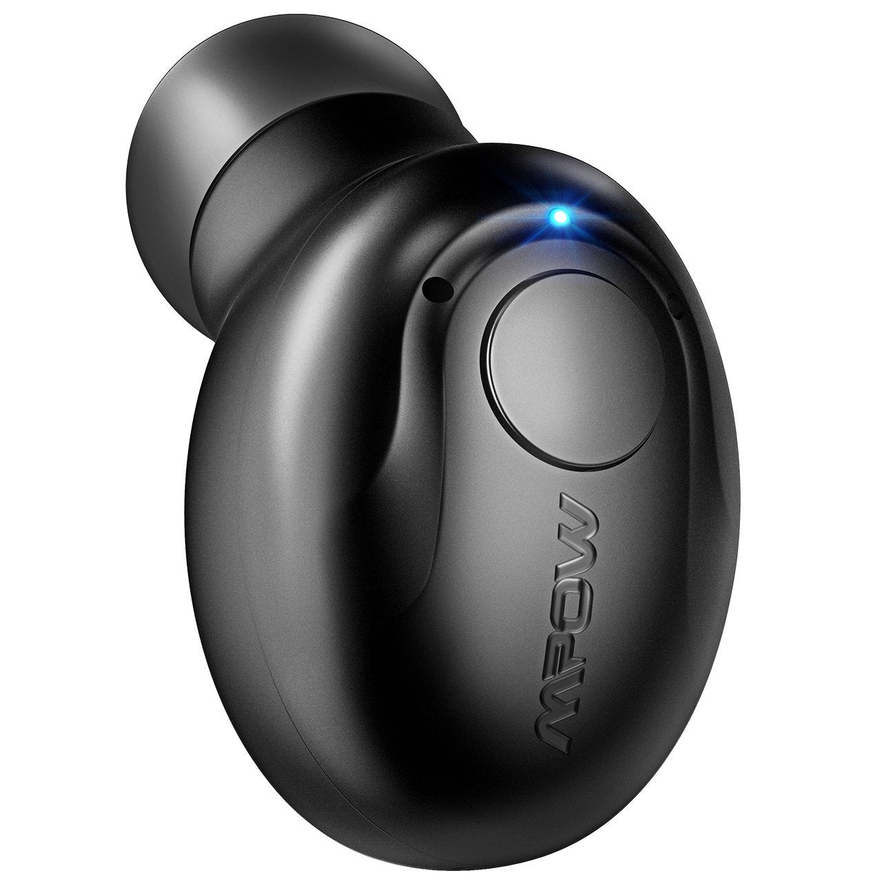 Mpow MPBH099AB V4.1 Invisible Mini Bluetooth Wireless Earbud Earphone with Microphone -  6-Hr Playing Time