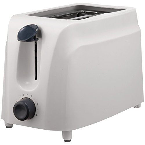 Brentwood TS-260W Cool-Touch 2 Slice Toaster, White POPTOAST