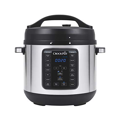 Crock-Pot 8-Quart Multi-Use XL Express Crock Programmable Slow Cooker with Manual Pressure, Boil & Simmer