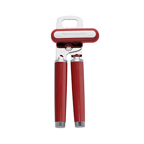 KitchenAid Classic Multifunction Can Opener Bottle Opener, 8.34-Inch, Empire Red