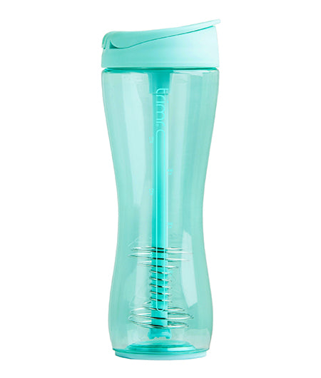 O2Cool Trimr DuoClassic 24 Oz Water and Shaker Bottle, Mint