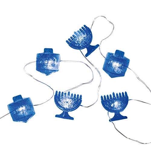 Rite Lite Battery Operated Mini String Lights Electric Decoration, 3.5 x 2 x 6 in, Blue