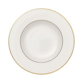 Villeroy & Boch Premium Bone Porcelain Anmut Gold Rim Soup Bowl, 9.5"