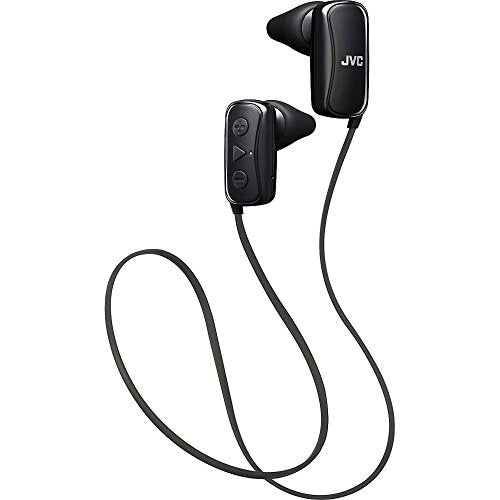 JVC  HAF250BTB Bluetooth Gumy Earbuds Earphones, Black