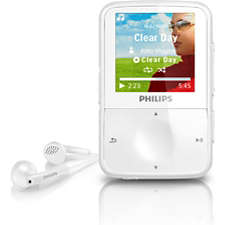 philips go gear vibe 4gb mp3 player assorted colors REFURBISHED
