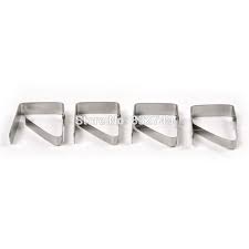 Tablecloth Holder Clamp Clips, Set of 4 (Metal)