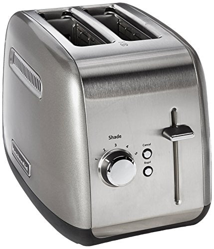 KitchenAid 2 Slice Toaster, Contour Silver