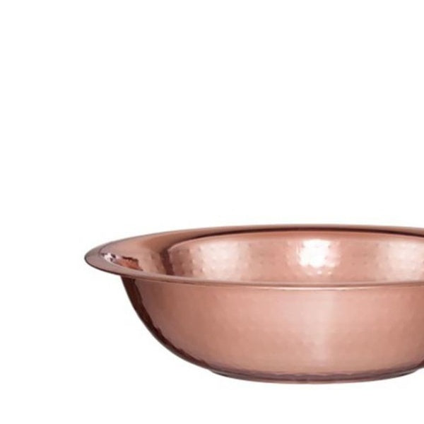 Stainless Steel Antique Copper Plated Washing Bowl