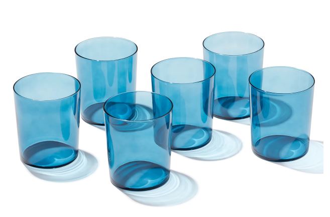 Oneida Stackables Tall 16oz Glasses, Set Of 6 - Assorted Colors