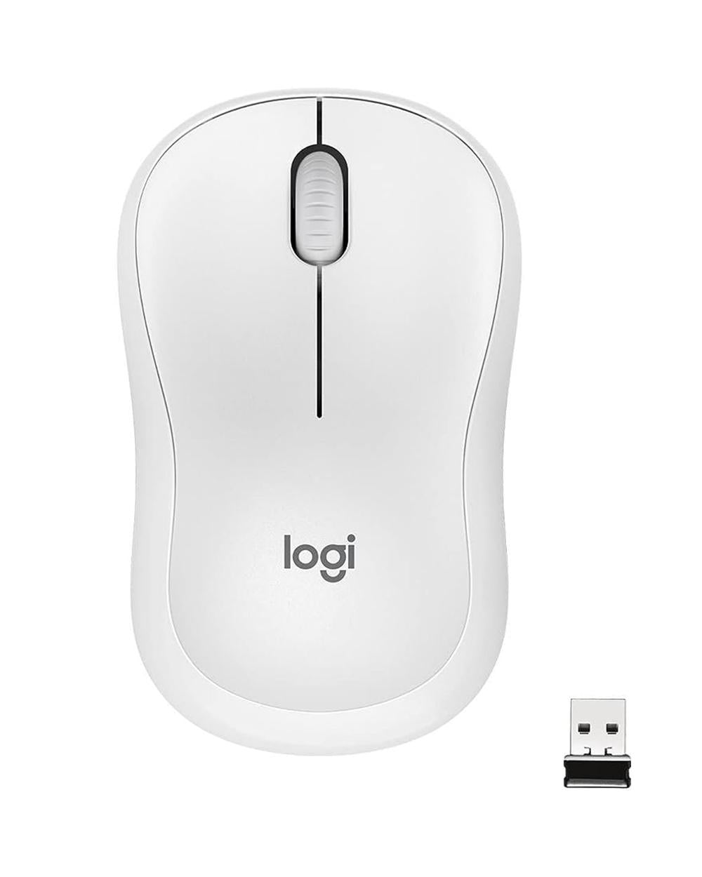 Logitech M220 Wireless Silent Mouse, Off White