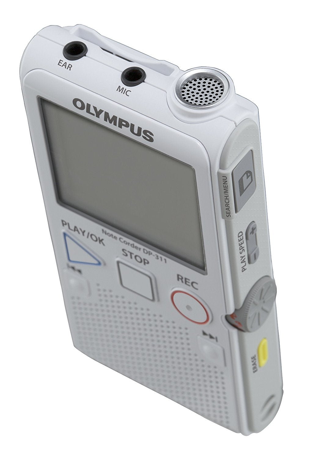 Olympus DP-311 2GB Voice Recorder, Silver with SD Card Slot & Built-in Stand (2 AAA batteries required)- Refurbished