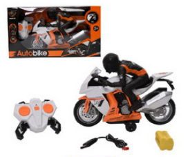 Wonderplay 2.4G R/C Rechargeable Rotating Motorcycle