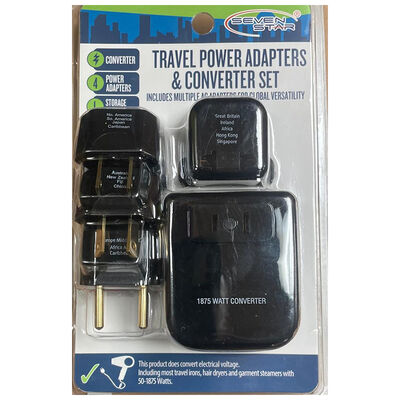 Seven Star 1875W AC World Travel Voltage Adapter