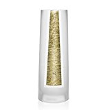 Badash 14.5" European Mouth Blown Vase, The Gold Standard (3" diameter)