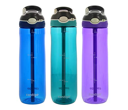 Contigo Autospout Ashland Reusable Water Bottle  24oz Monaco (1 Pack)