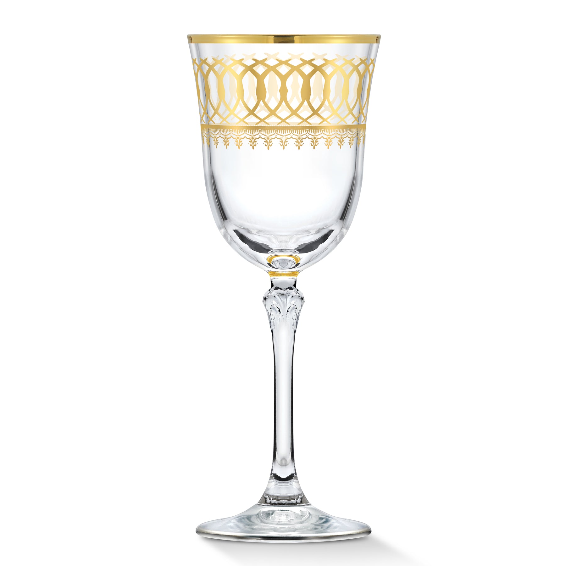 Lorenzo Sapphire Gold, Red Wine Glasses 9 Oz, Set Of 4