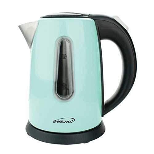1-Liter Stainless Steel Cordless Electric Kettle (Blue)