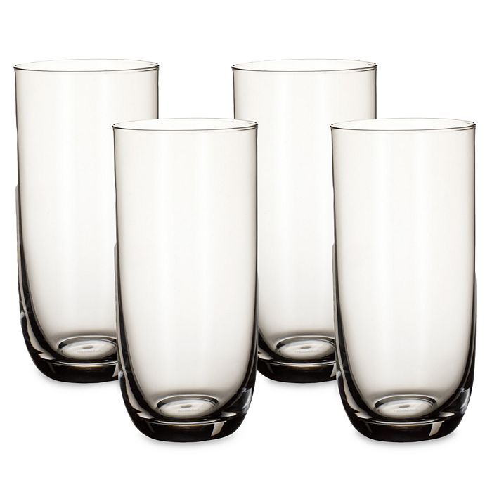 Villeroy & Boch La Divina Hiball Glasses, Dishwasher Safe, 10oz, Set of 4