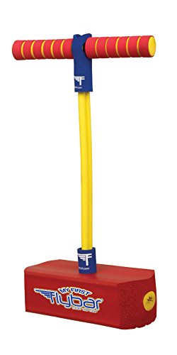 My First Flybar Foam Pogo Jumper For Kids, Red - Fun and Safe Pogo Stick For Toddlers, Durable Foam and Bungee Jumper For Ages 3+, Supports up to 250lbs
