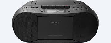 Sony Stereo CFDS70   CD/ MP3 CD/ Cassette Boombox Home Audio Radio - Black (Refurbished)