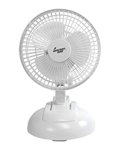 Comfort Zone 6" Electric Clip Fan,  White