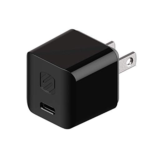 SCOSCHE PowerVolt 20W Mini Cube USB-C Fast Charger – Black