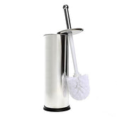 Home Intuition Chrome Toilet Brush and Holder