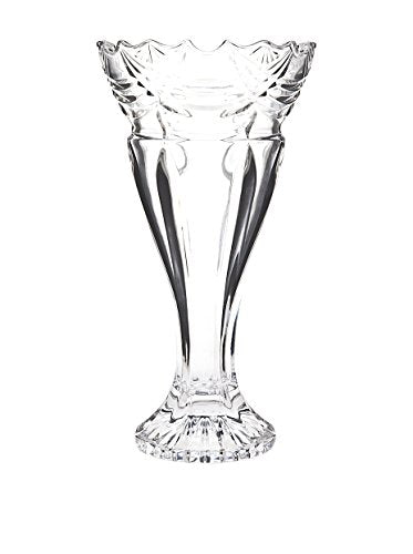 Godinger Espirit 12" Crystal Vase (6.25" L X 6.25" W X 11.75" H)