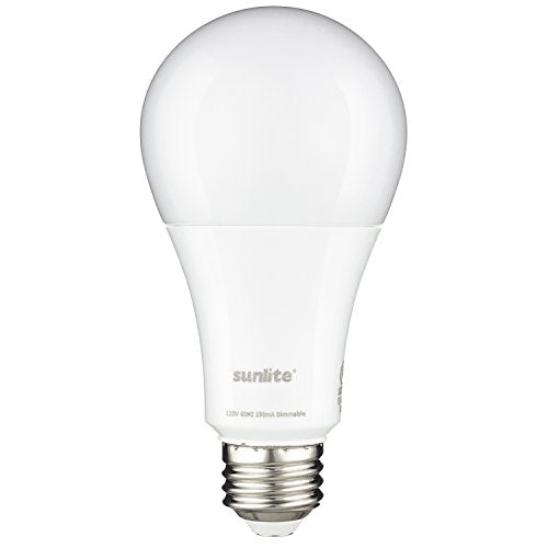 Sunlite LED A21 Super Bright Light Bulb, Dimmable, Warm White