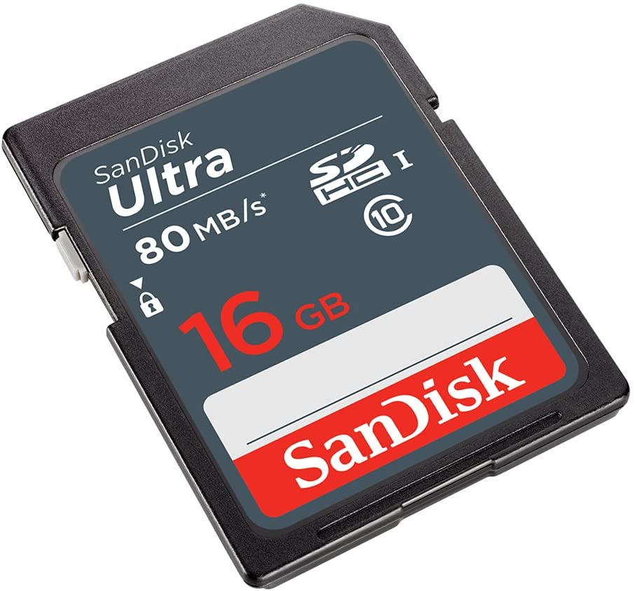 SanDisk Ultra SDHC 16Gb Class 10 Memory Card (SDSDUNS-016G-GN3IN) SD16GB