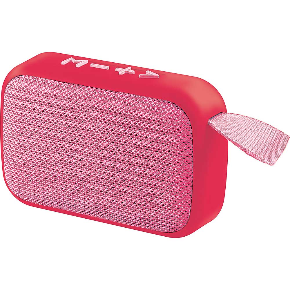 Coby True Wireless Bluetooth Speaker, Coral