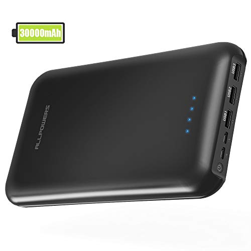 AllPowers Portable Charger 30000mAh External Battery Charger Pack
