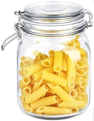 EuropeWare Glass Canister Jar, 34oz