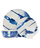 Godinger Cielo White & Blue 16-Piece Dinnerware Set