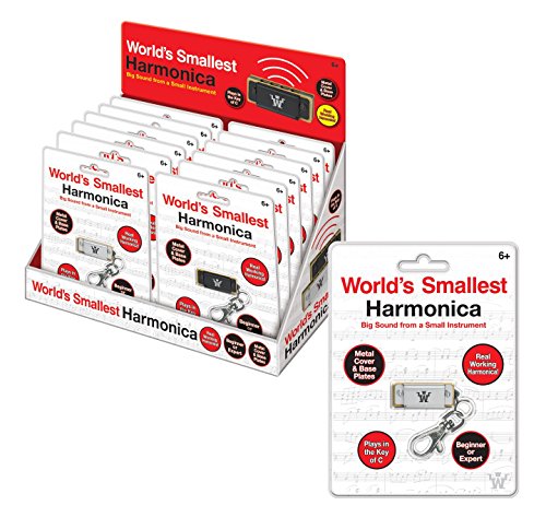 Westminster 4038 World's Smallest Harmonica, Assorted Colors