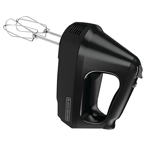 Black and Decker MX3200B 250W Hand Mixer with Carrying Case, Black HANDMIX