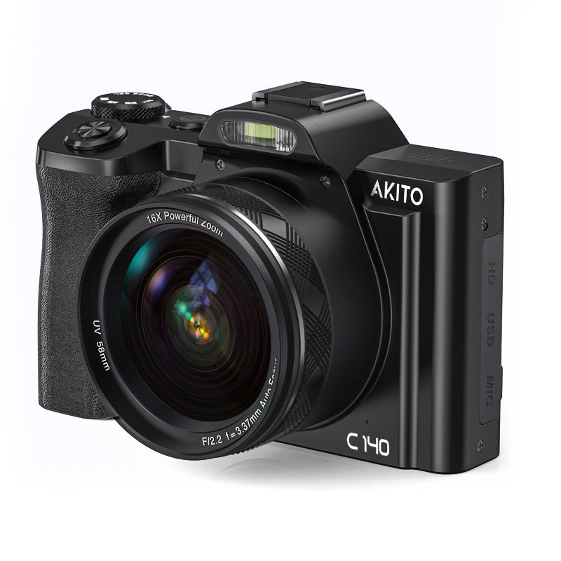 Akito 8-48MP Digital Camera, Black