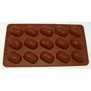 La Patisserie C-OS Silicone Chocolate Mould, Oval Swirls