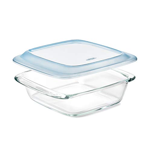 OXO Good Grips Freezer-to-Oven Safe 2 Qt Glass Baking Dish with Lid