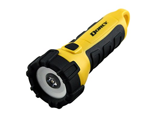 Dorcy Waterproof Battery Powered 200 Lumen Floating LED Flashlight with Carabiner Clip