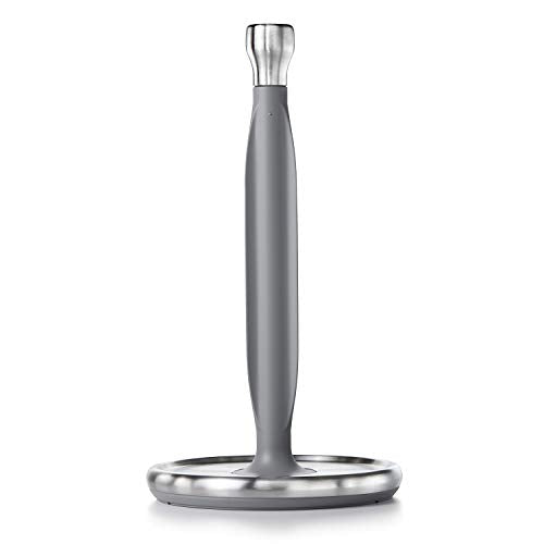 OXO Good Grips Steady Paper Towel Holder, Stainless Steel, Weighted Non-Slip Base