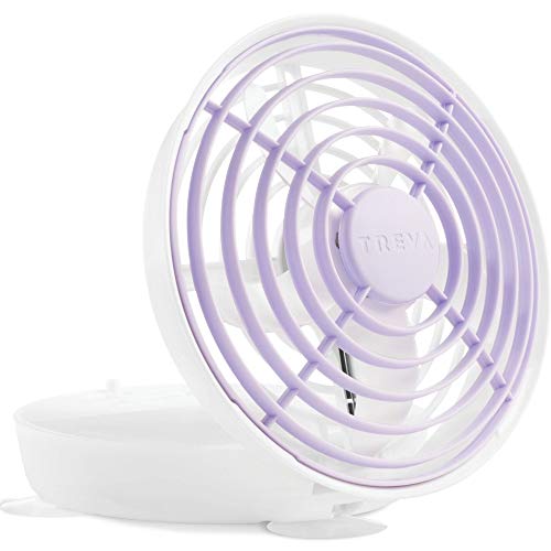 Treva 5 Inch Portable Battery Powered Fan - Lavender