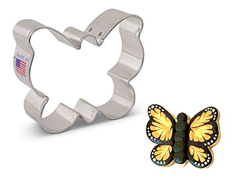 Ann Clark Cookie Cutters Small Butterfly/Moth Cookie Cutter, 3"