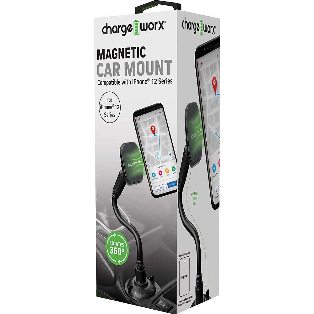 Chargeworx Magnetic Cupholder Phone Mount