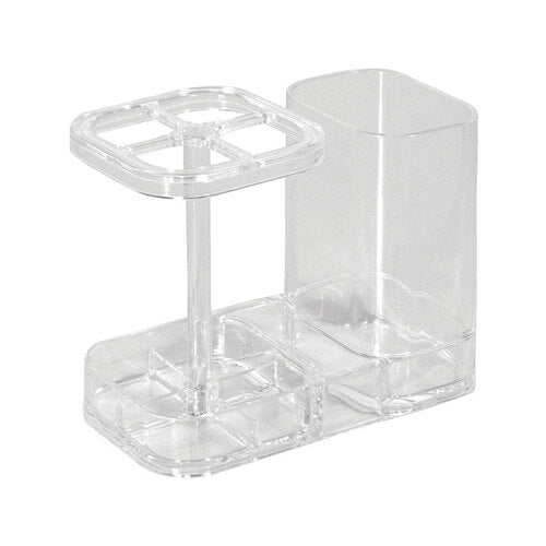 IDESIGN Med+ Clear Acrylic Toothbrush Holder