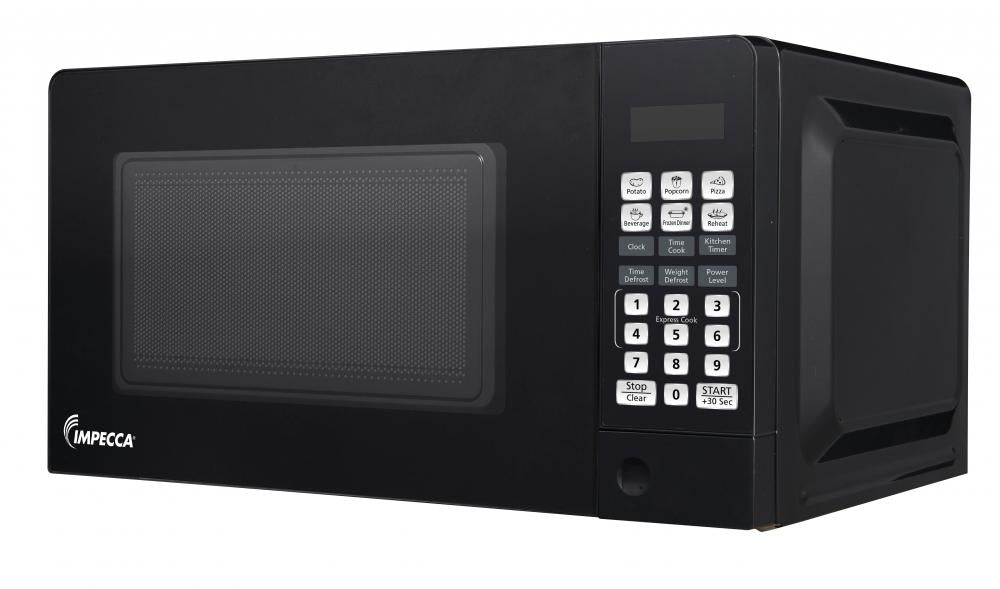 Impecca 0.7 Cu. Ft. Microwave Oven, 700W, Digital, Black