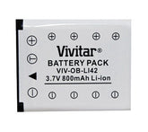 Vivitar VIV-OB-LI42 Camera Battery for Olympus LI42B BATTCAM