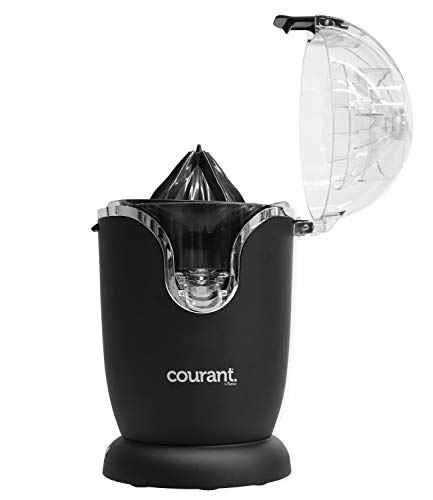 Courant Hands-Free Electronic Citrus Juicer, Black
