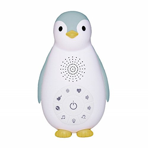 Zazu Zoe the Penguin Portable Baby Soother White Noise Sound Machine with Bluetooth Speaker - Assorted Colors